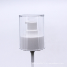 hot sale 20/410 white plastic cosmetics treatment pump for lotion foundation bottle